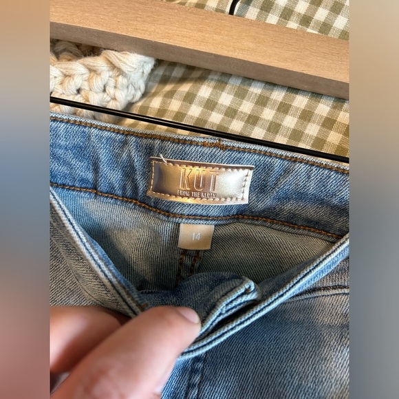 KUT from the Kloth high rise Reese fab ab jeans size 14 NWT - Picture 5 of 5